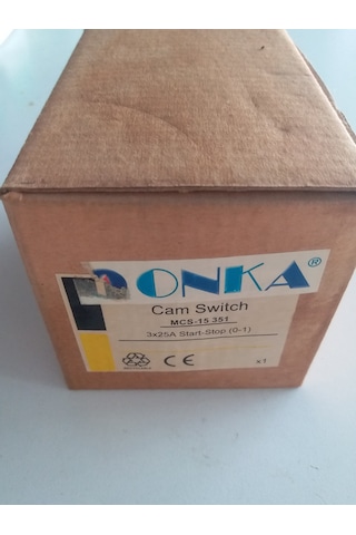 ONKA 3X25AMPER KİLİTLİ PAKO ŞALTER