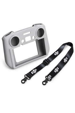 Teknoroket Djı Rc 2 Kumanda Silikon Kılıf + Boyun Askı Seti Vida Hediyeli Mini 5 Pro / Mini 4 Pro / Air 3 / Neo Uyumlu