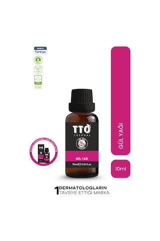 Tto Thermal Gül Yağı 10 Ml – Doğal Narin Cilt & Aromaterapi Yağı