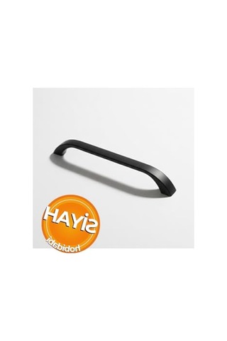 Siyah Metal Mutfak Dolap Kulpları, 96 Mm Boyut 155 x 230 MM (Büyük Boy)
