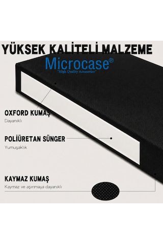 Microcase Çok Amaçlı El Tutacaklı Taşınabilir Tamirci Bahçe Peyzaj Diz Koyma Minderi 4 Adet Al5586 Siyah