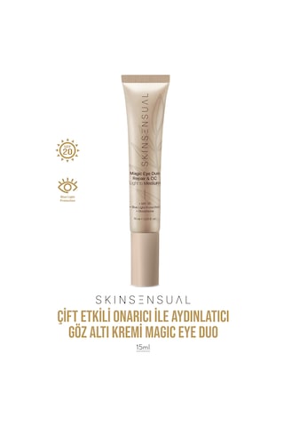 Skin Sensual Magic Eye Duo Repair & CC -Çift Etkili Onarıcı ile Aydınlatıcı Göz Altı Kremi | Light to Medium 15ml