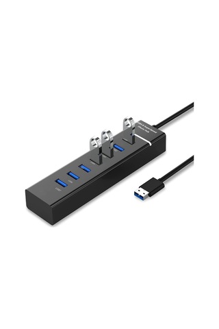 Plentiful 7 Port Usb Çoğaltıcı Usb 3.0 Hızlı Aktarım 1 Metre Kablo Usb Hub Çoğaltıcı
