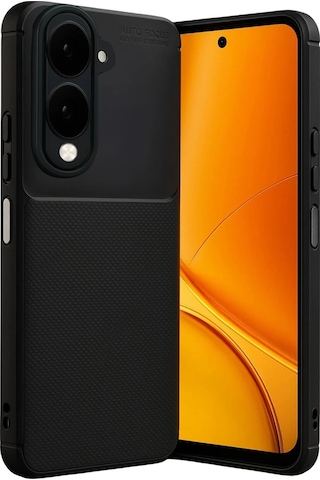 Vivo Y29s Auto Focus Karbon Kapak - Siyah