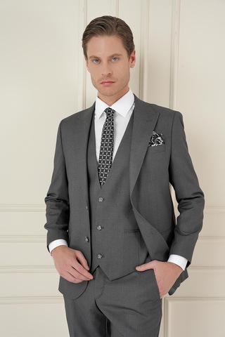 Efor Tk 907 Slim Fit Füme Spor Takım Elbise Füme