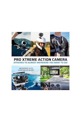 4k Wifi Aksiyon Kamera Ultra Hd 30fps Su Geçirmez Kılıf App Goplus Campro Sports Action Camera Siyah