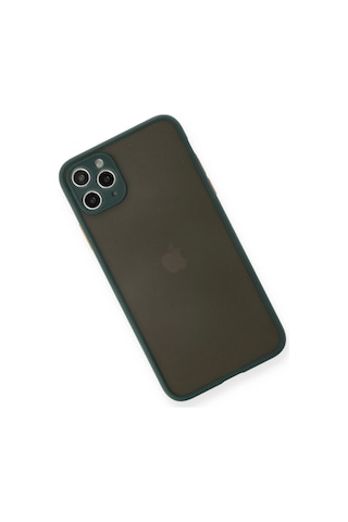 Newface Apple Uyumlu iPhone 11 Pro Max Kılıf Montreal Silikon Kapak Lvsqvr - 64 - Yeşil