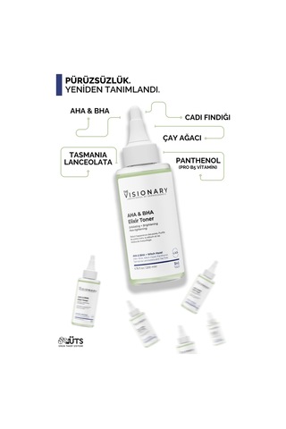 The Visionary Aha & Bha Gözenek Sıkılaştırıcı ve Canlandırıcı Tonik 200 ML