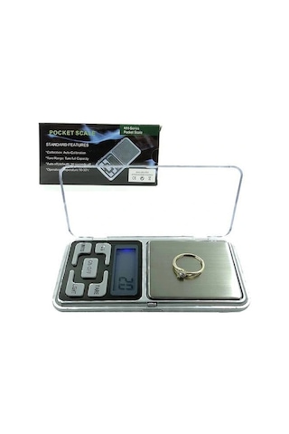 Dijital Hassas Elektronik Kuyumcu Cep Terazisi Tartı 200 Gr 0.01 Gr Çok Renkli