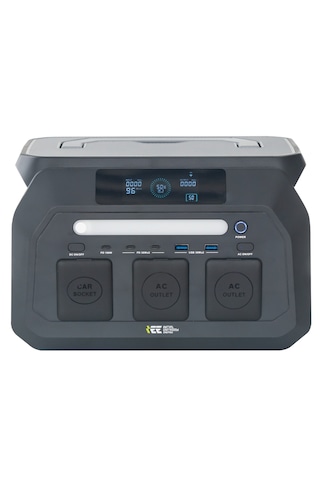 512wh 1600w Max. Lifepo4 Taşınabilir Güç Kaynağı Dahili Fener Ve Kablo Seti +4000 Döngü %99.99 Bms Çoklu Çıkış P800