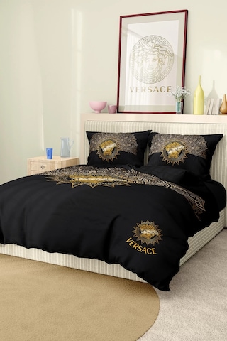 Marka Nevresim Takımı Çift Kişilik Pamuklu Saten Kumaş 6 Parça 3d Dijital Baskı Duvet Cover Set Model No:109 Renkli