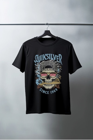 Vinevesta Unisex Oversize 24/1 Penye Dtf Baskılı Tişört - Dtf163 Çok Renkli