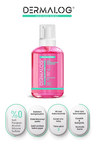 Dermalog Curl Control- Bukle Belirginleştirici Sıvı Saç Bakım Köpüğü 500 Ml