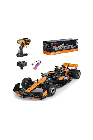 Kumandalı Şarjlı Işıklı Full Fonksiyon 1:14 2.4g Formula 1 Mclaren Mlc38 Oyuncak Araba Çok Renkli