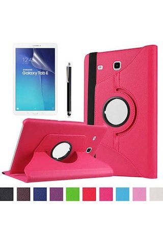 Galaxy Uyumlu Tab E T560 9.6 Zore Dönebilen Standlı Tablet Kılıfı