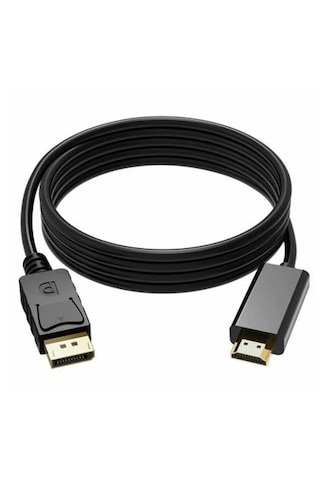 Displayport To Hdmi Kablo Altın Uçlu 4k 1.8mt Yüksek Çözünürlük