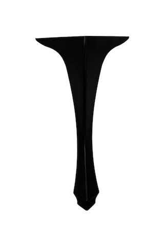Mobilya Masa Sehpa Ayağı Puf Lükens Siyah Plastik Sehpa Ayağı 40x16x16 Cm 4 Adet
