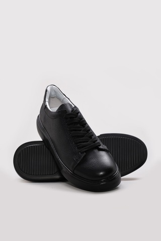 Fast Step Hakiki Deri Erkek Casual Ayakkabı 216mba888 Siyah