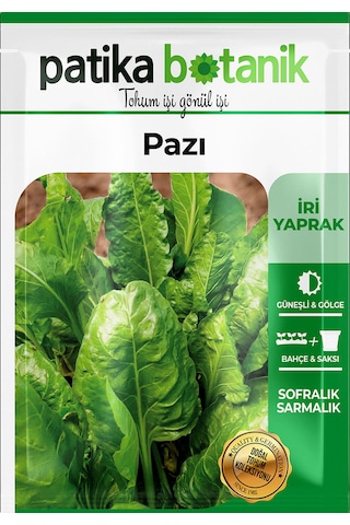 500 Adet Geniş Yaprak Pazı Tohumu