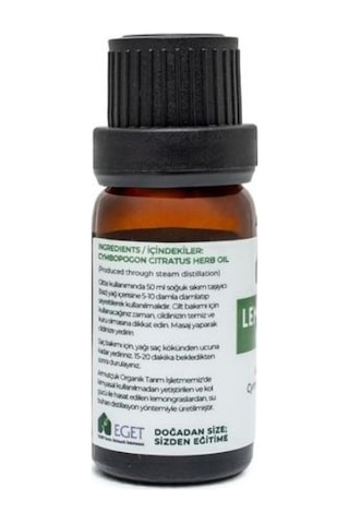 Eget Limonotu Lemongrass Yağı 10 ML