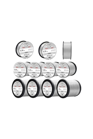 Mercan Regular Beyaz Metre Bobin Misina