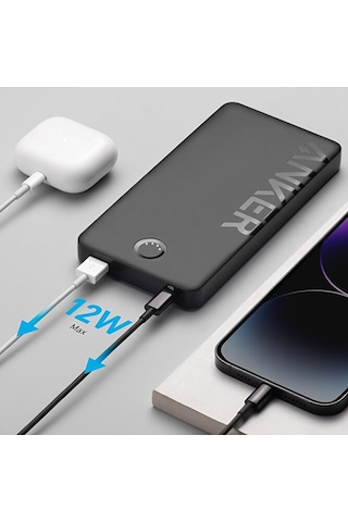 Anker 323 Powerbank 10000mah - Powercore 10k Iı Taşınabilir Hızlı