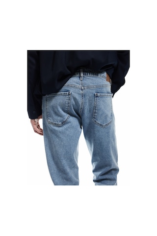 Koton Düğmeli Pamuklu Normal Bel Straight Fit Jean Pantolon - Mark Jean Açık İndigo 5sam40019nd Açık İndigo