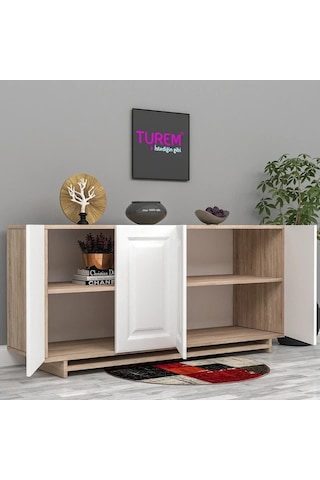 Afran Membran Kapak Konsol Mdf Beyaz