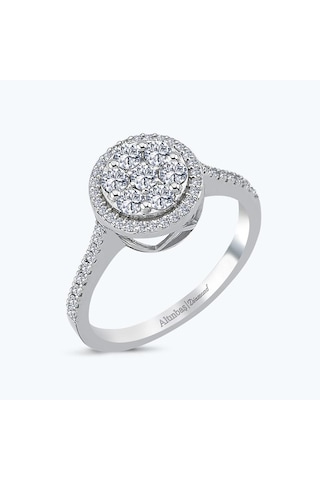 Altınbaş Pırlanta Bouquet Yüzük Erm631-14k Beyaz 06333291