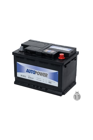 Autopower 12V 74 Ah Amper Akü (Varta Üretimi) 680A