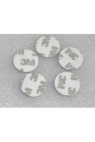 Sabit Id Rfıd Sticker. 3M Yapışkanlı 125Khz Rfıd Proximity Sikke 10 Adet