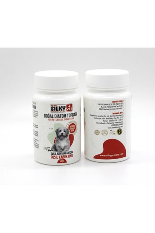 Silky Vet+ Köpek Bit Pire Parazit Engelleyici Doğal Diatom Toprağı 30 G