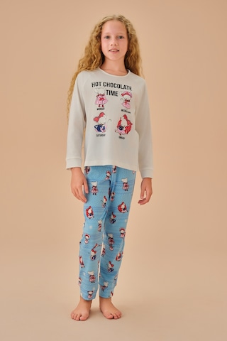 Suwen Lulusu Çocuk Pijama Takımı Shc25218660a956 Mavi