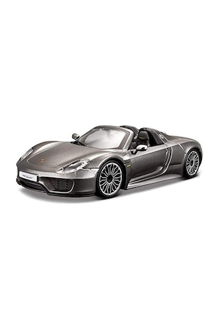 Bburago Porsche 918 Spyder Gri 1 24 Model Araba