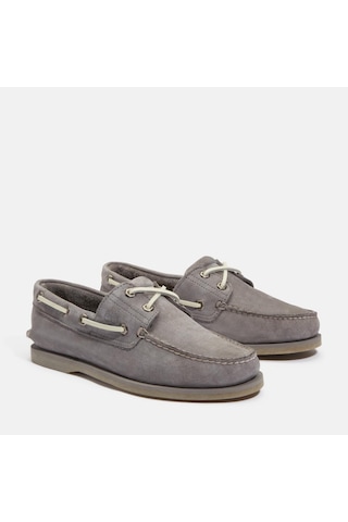 Timberland Classic Boat Boat Shoe Erkek Gri Tb0a4187el81 Gri