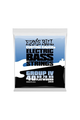 Ernie Ball Flatwound Group Iv Elektrik Bas Telleri, Ölçü 40-95