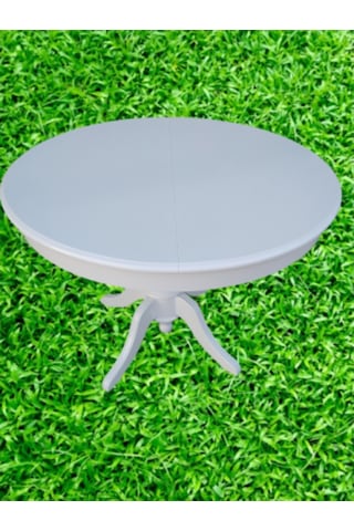 Bengimobilya Baba Ihlamur Ağacı Ayak Açılır Masa 110 Cm Ahşap Mdf Parlak Beyaz