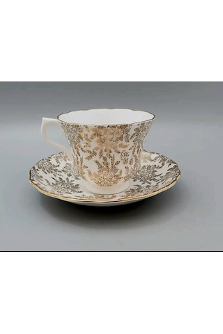 Vintage Gold Royal Vale Çay Fincanı Altın
