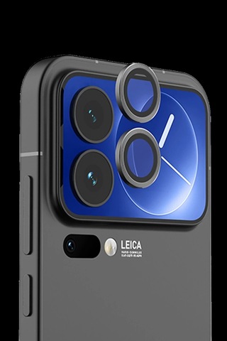 Xiaomi Mi 17 Pro Uyumlu Raze Metal Kamera Lens - Siyah Renkli
