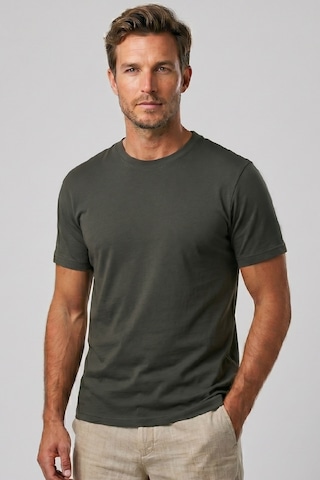 Goffra Erkek Vision Premium Kalite Yoğun Dokulu Pamuklu T-shirt Haki M101-r0220-11