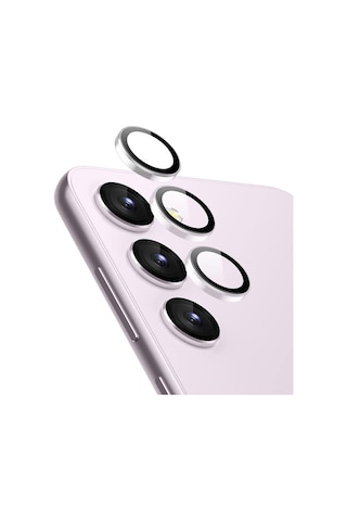 Samsung Uyumlu S23 / S23 Plus Kamera Lens Koruyucu - Şeffaf Şeffaf