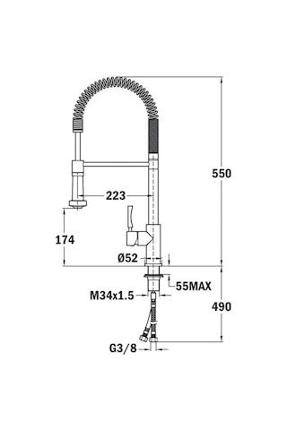 Teka Inx 939 Armatür Krom