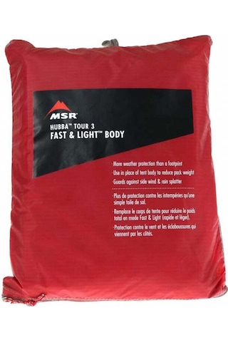 Msr Body Hubba Tour 3 Kişilik Çadır Tabanlığı Red Çok Renkli
