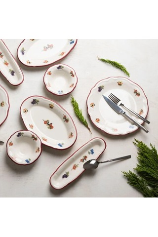Porser Rustik Grace Fulya 14 Parça Kahvaltı Takımı