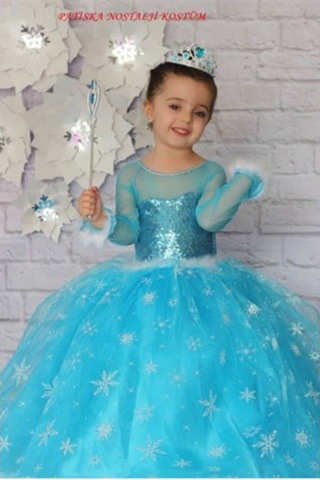Pnkostüm Elsa Kostümü