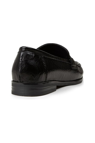 Deery Kadın Siyah Toka Detaylı Loafer Ayakkabı - K0040zsyhc01