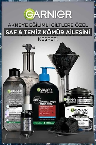 Yüz Bakim Kremi & Saf Ve Temiz Kömür Matlaştırıcı, Nemlendirici Gündüz Kremi 50ml