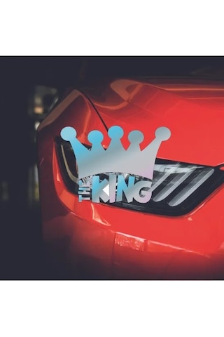 The King Hologram Sticker Folyo