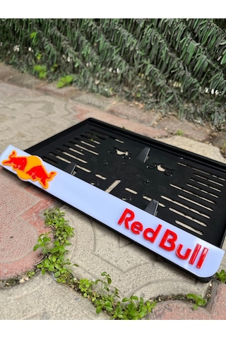 Redbull Motorsiklet Plakalık Beyaz 3d Model