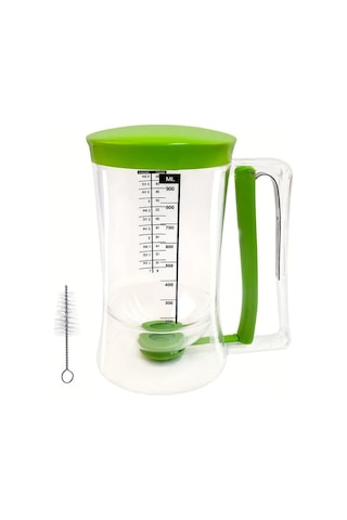 Elmpaly Transparent Ve Yeşil Katlanır Pankek Waffle Makinesi Fırçası Evde Pişirme